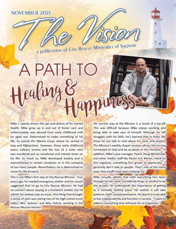 The Vision Newsletter for November 2023